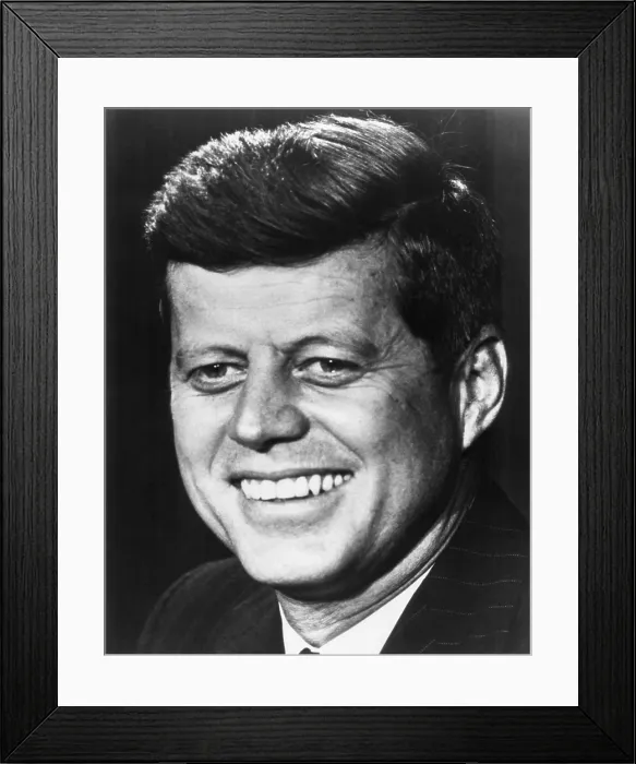 Framed Print : Senator John Kennedy. 1960 campaign portrait. (BSLOC_2015_2_222)