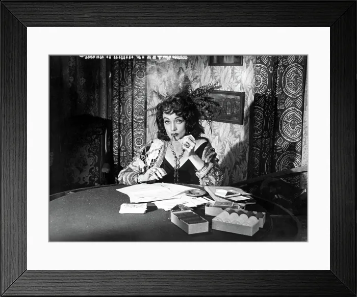 Framed Print : TOUCH OF EVIL, Marlene Dietrich, 1958 Framed Print : TOUCH OF EVIL, Marlene Dietrich, 1958