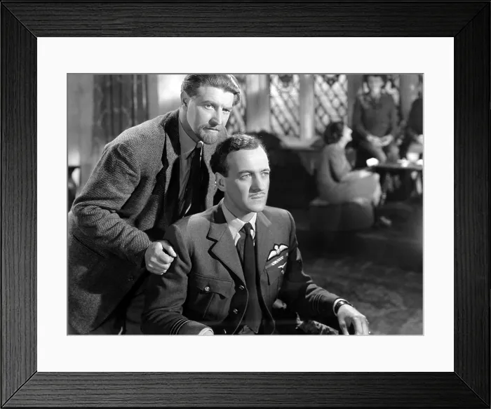 Framed Print : A MATTER OF LIFE AND DEATH, (aka STAIRWAY TO HEAVEN), Roger Livesey, David Niven, 1946 Framed Print : A MATTER OF LIFE AND DEATH, (aka STAIRWAY TO HEAVEN), Roger Livesey, David Niven, 1946