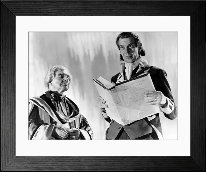 Framed Print : A MATTER OF LIFE AND DEATH, (aka STAIRWAY TO HEAVEN), Raymond Massey (right), 1946 Framed Print : A MATTER OF LIFE AND DEATH, (aka STAIRWAY TO HEAVEN), Raymond Massey (right), 1946