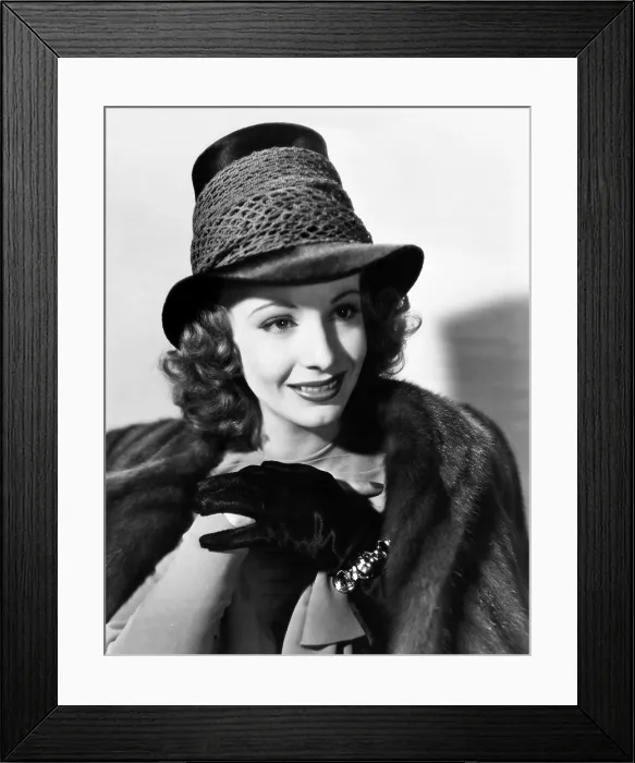 Framed Print : STRANGE TRIANGLE, Signe Hasso, in a costume by Charles Le Maire, 1946, 20th Century-Fox, TM & Copyright, courtesy Everett Collection