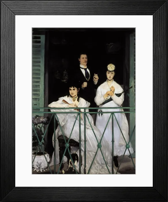 Framed Print : MANET, edouard (1832-1883). The Balcony. 1868-1869