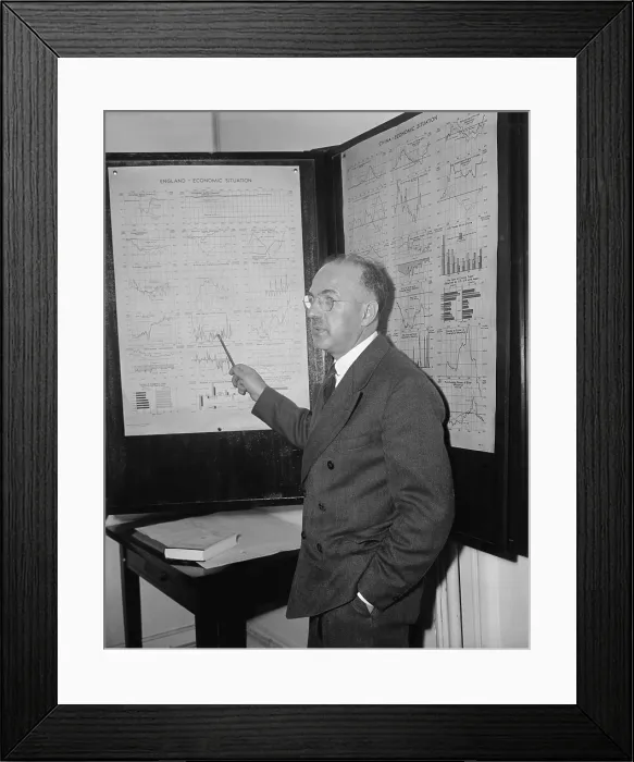 Framed Print : Harry Dexter White, Director of Monetary Research, United States Treasury, May 29, 1939 Framed Print : Harry Dexter White, Director of Monetary Research, United States Treasury, May 29, 1939