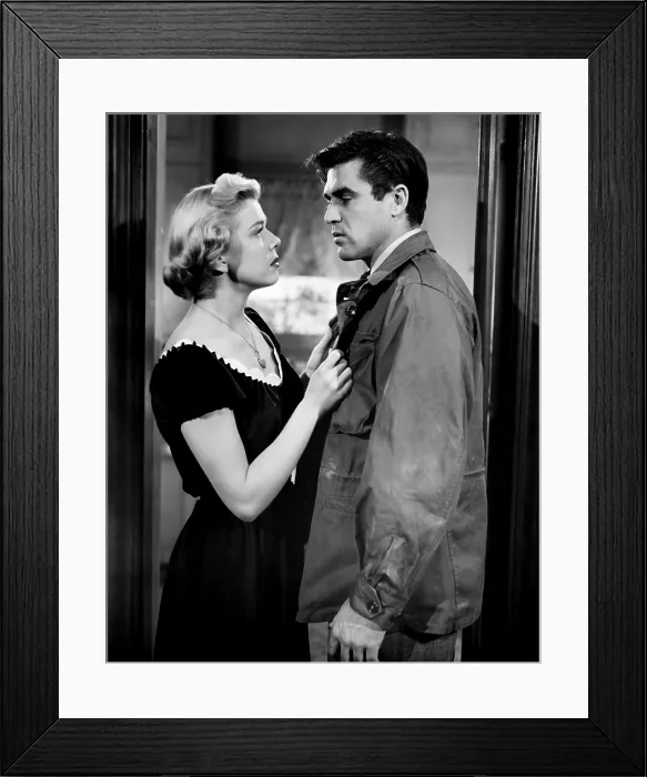 Framed Print : STORM WARNING, from left, Doris Day, Steve Cochran, 1951 Framed Print : STORM WARNING, from left, Doris Day, Steve Cochran, 1951