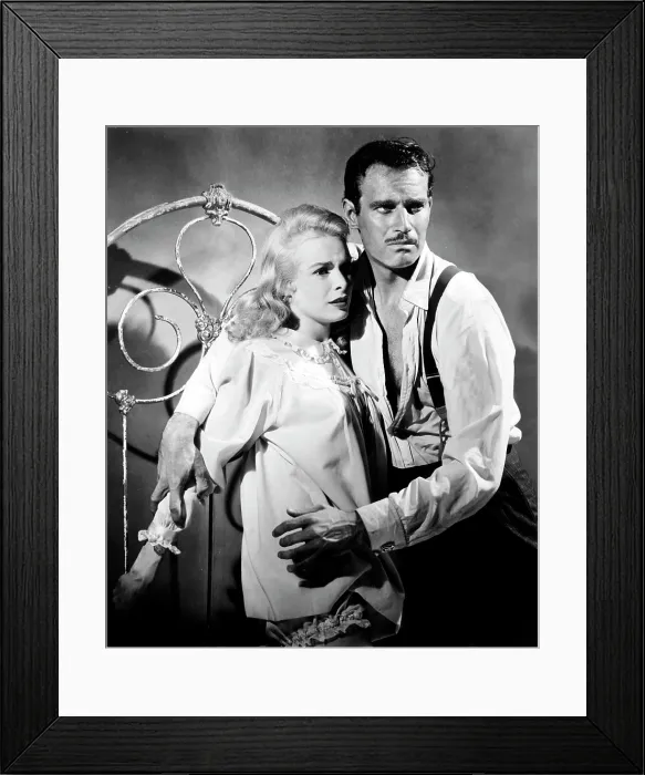 Framed Print : TOUCH OF EVIL, Janet Leigh, Charlton Heston, 1958 Framed Print : TOUCH OF EVIL, Janet Leigh, Charlton Heston, 1958