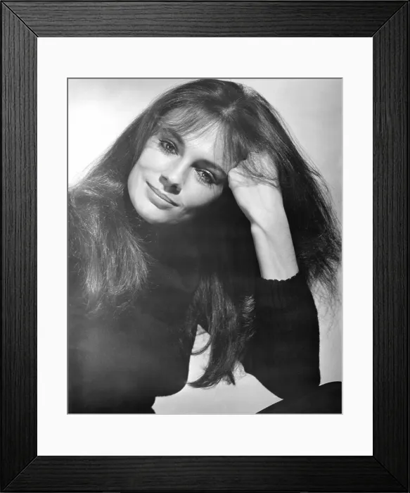 Framed Print : STAND UP AND BE COUNTED, Jacqueline Bisset, 1972
