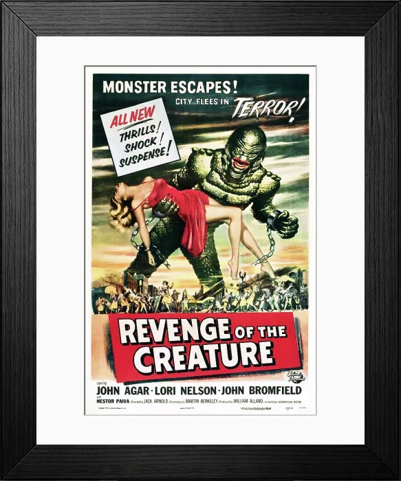 Framed Print : REVENGE OF THE CREATURE, 1955 Framed Print : REVENGE OF THE CREATURE, 1955