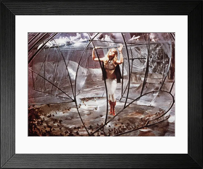 Framed Print : BARBARELLA, Jane Fonda, 1968 Framed Print : BARBARELLA, Jane Fonda, 1968