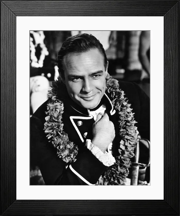 Framed Print : MUTINY ON THE BOUNTY, Marlon Brando, 1962