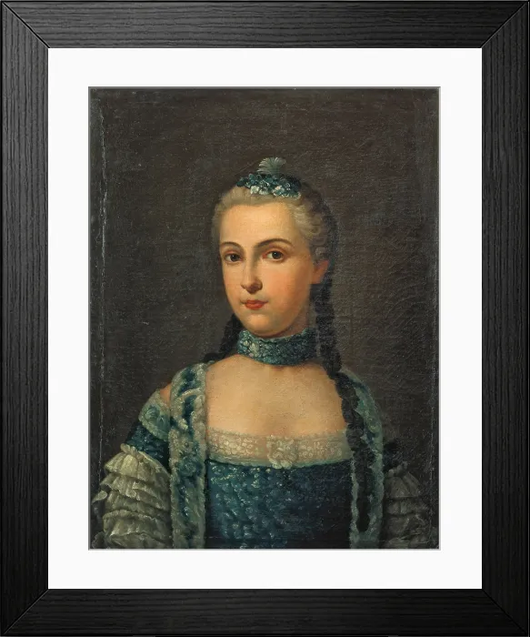 Framed Print : Portrait of Isabel from Parma, after Giuseppe Baldrighi, 1780 - 1799, 18th Century, oil on canvas - Italy, Lombardy, Milan, Castello Sforzesco, Civic Colelctions of Ancient Art Framed Print : Portrait of Isabel from Parma, after Giuseppe Baldrighi, 1780 - 1799, 18th Century, oil on canvas - Italy, Lombardy, Milan, Castello Sforzesco, Civic Colelctions of Ancient Art