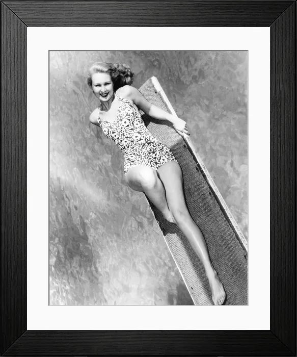 Framed Print : OUT OF THE BLUE, Virginia Mayo, 1947