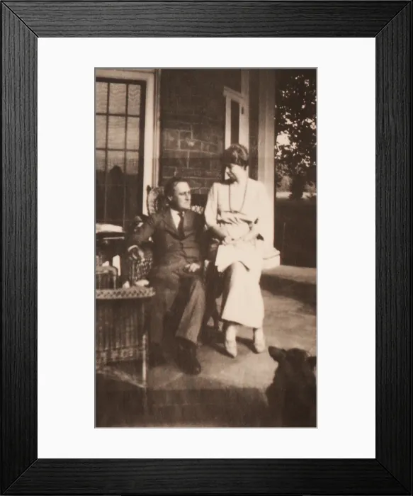 Framed Print : Eleanor and Franklin Roosevelt in 1922, one year after polio paralyzed his legs. (BSLOC_2013_8_3) Framed Print : Eleanor and Franklin Roosevelt in 1922, one year after polio paralyzed his legs. (BSLOC_2013_8_3)