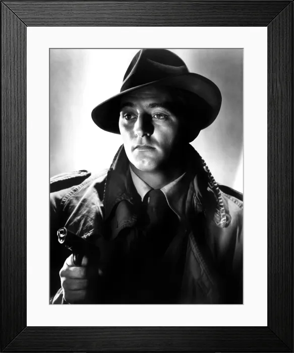 Framed Print : OUT OF THE PAST, Robert Mitchum, 1947