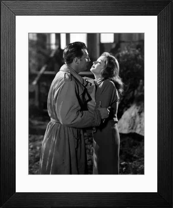 Framed Print : OUT OF THE PAST, Robert Mitchum, Jane Greer, 1947