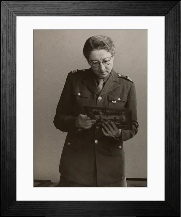 Framed Print : Rose Valland, a French Art Historian, secretly recorded details of the Nazi art plundering Framed Print : Rose Valland, a French Art Historian, secretly recorded details of the Nazi art plundering