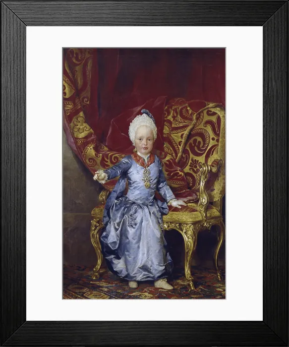 Framed Print : MENGS, Anton Raphael (1728-1779). Archduke Francis of Austria. 1770. Neoclassicism. Oil on canvas. SPAIN. Madrid. Prado Museum