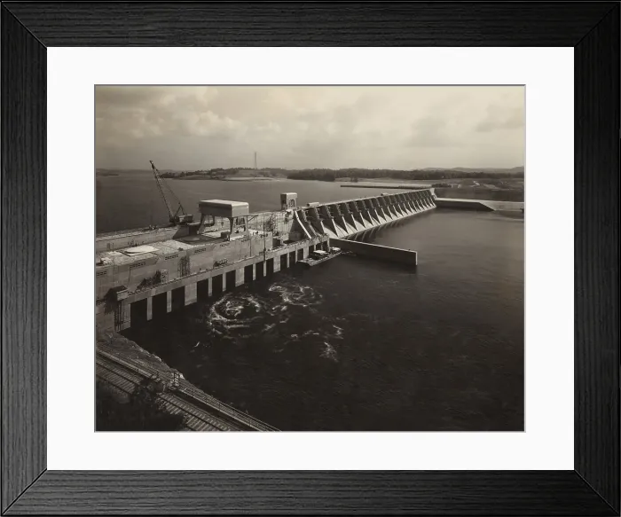 Framed Print : Watts Bar Dam on the Tennessee River was built in the early 1940s as part of the Tennessee Valley Authority public works project Framed Print : Watts Bar Dam on the Tennessee River was built in the early 1940s as part of the Tennessee Valley Authority public works project