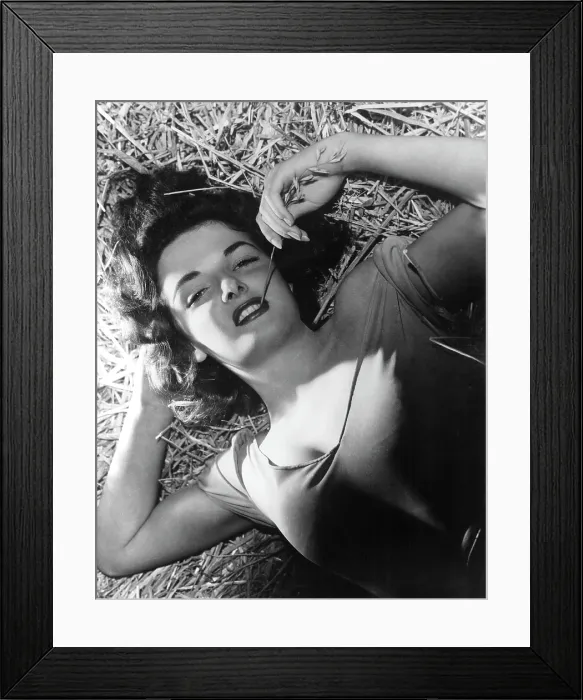 Framed Print : THE OUTLAW, Jane Russell, 1943, photo by George Hurrell