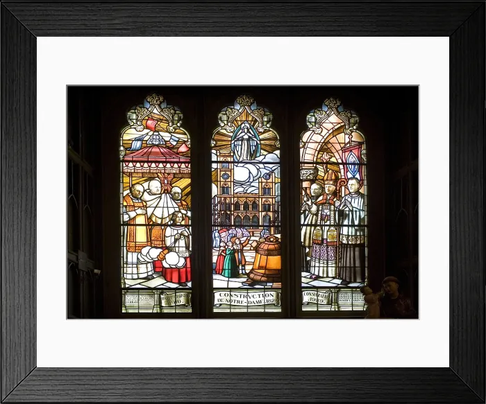 Framed Print : CANADA. Montreal. Inside of Notre-Dame Basilica (Basilique Notre-Dame de Montreal), built between 1824 and 1829. Neo-Gothic. Glass window Framed Print : CANADA. Montreal. Inside of Notre-Dame Basilica (Basilique Notre-Dame de Montreal), built between 1824 and 1829. Neo-Gothic. Glass window