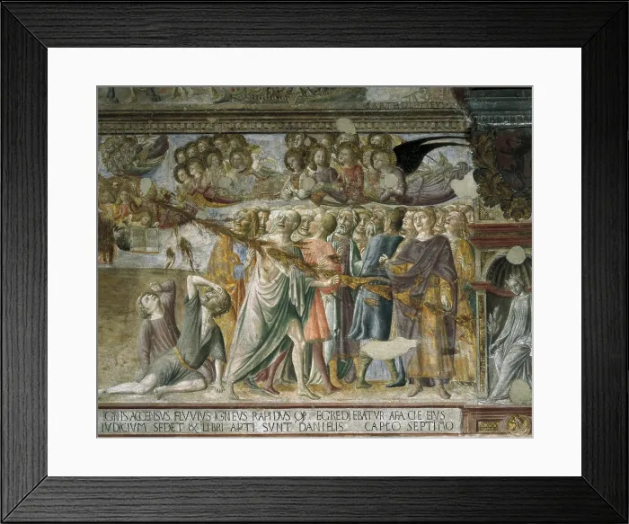 Framed Print : VECCHIETTA, Lorenzo di Pietro (1412-1490). Cappella del Sacro Chiodo or the Old Sacristy. 1446-1449. ITALY. Siena Framed Print : VECCHIETTA, Lorenzo di Pietro (1412-1490). Cappella del Sacro Chiodo or the Old Sacristy. 1446-1449. ITALY. Siena