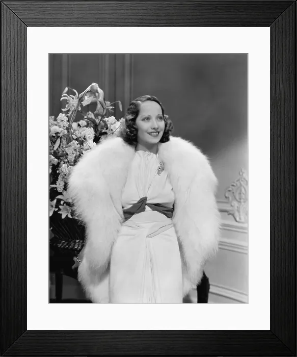 Framed Print : OVER THE MOON, Merle Oberon, 1939