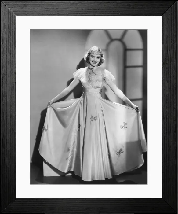 Framed Print : OVER THE GARDEN WALL, Marian Marsh, 1934