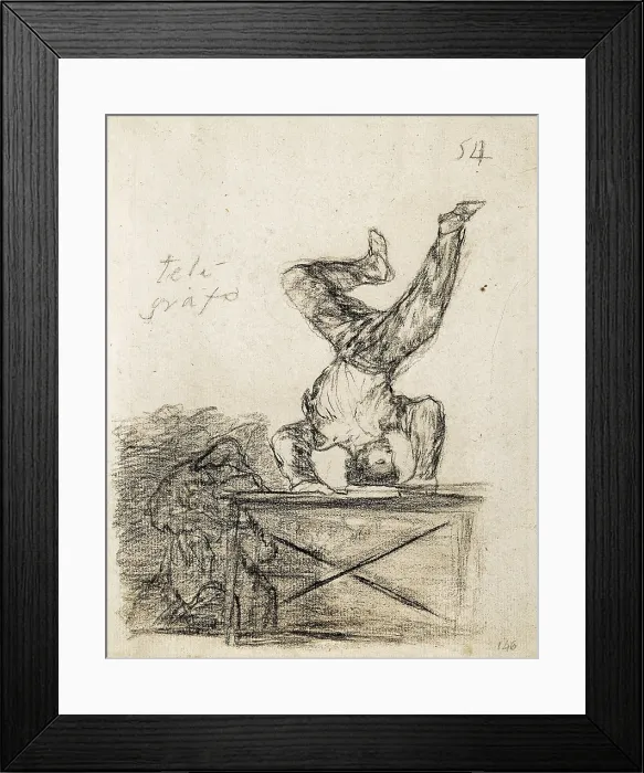 Framed Print : GOYA Y LUCIENTES, Francisco de (1746-1828). Telegraph. 18th c.-19th c. Romanticism. Drawing. SPAIN. Madrid. Prado Museum Framed Print : GOYA Y LUCIENTES, Francisco de (1746-1828). Telegraph. 18th c.-19th c. Romanticism. Drawing. SPAIN. Madrid. Prado Museum
