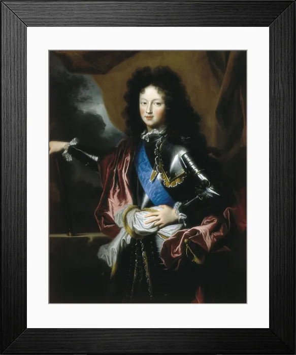 Framed Print : Portrait of Louis of France, Duke of Burgundy. ca. 1697; Portrait of Louis of France, Duke of Burgundy. ca. 1697. Baroque art. Oil on canvas. ITALY. Turin