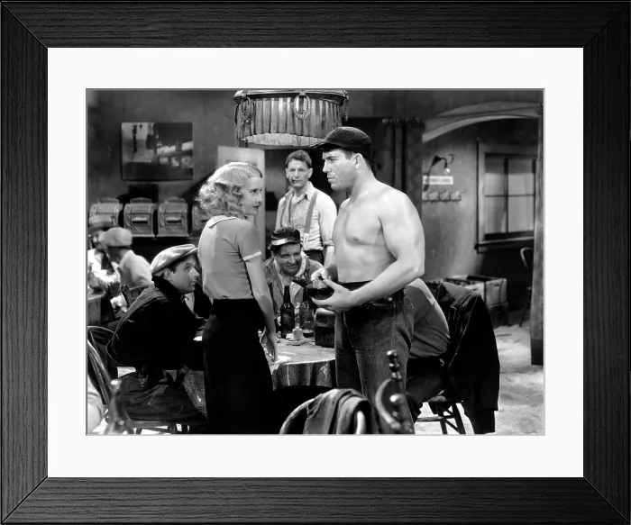 Framed Print : BABY FACE, Barbara Stanwyck, Nat Pendleton, 1933