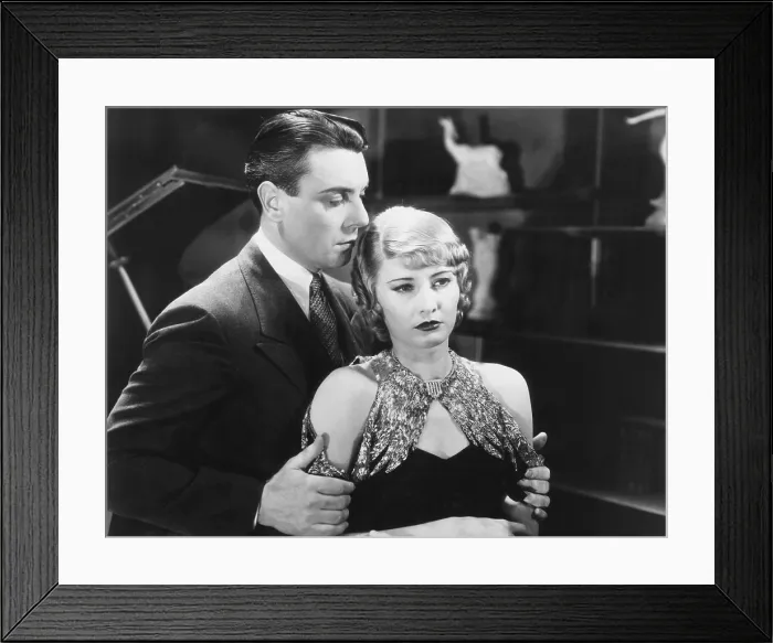 Framed Print : BABY FACE, from left: George Brent, Barbara Stanwyck, 1933 Framed Print : BABY FACE, from left: George Brent, Barbara Stanwyck, 1933