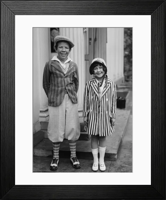 Framed Print : Mickey Daniels and Peggy Eames, child stars in Our Gang comedies at the White House. They met with President Calvin Coolidge on May 18, 1927. (BSLOC_2015_15_147) Framed Print : Mickey Daniels and Peggy Eames, child stars in Our Gang comedies at the White House. They met with President Calvin Coolidge on May 18, 1927. (BSLOC_2015_15_147)