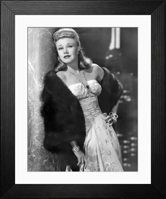 Framed Print : ONCE UPON A HONEYMOON, Ginger Rogers, 1942
