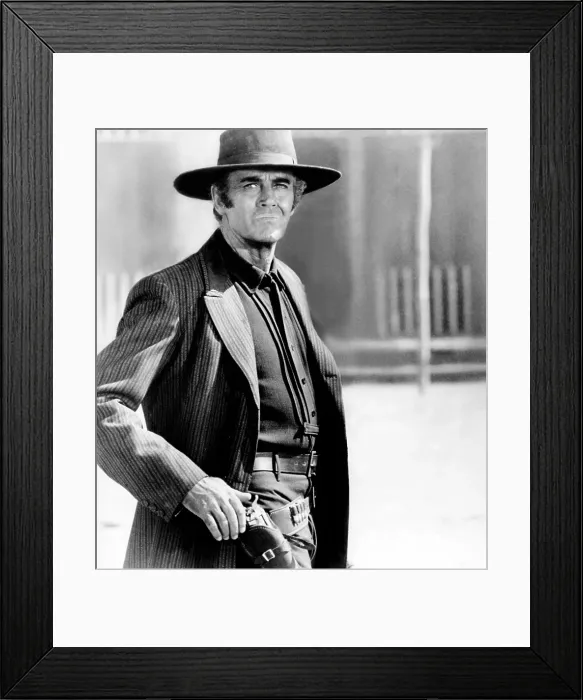 Framed Print : ONCE UPON A TIME IN THE WEST, Henry Fonda, 1968