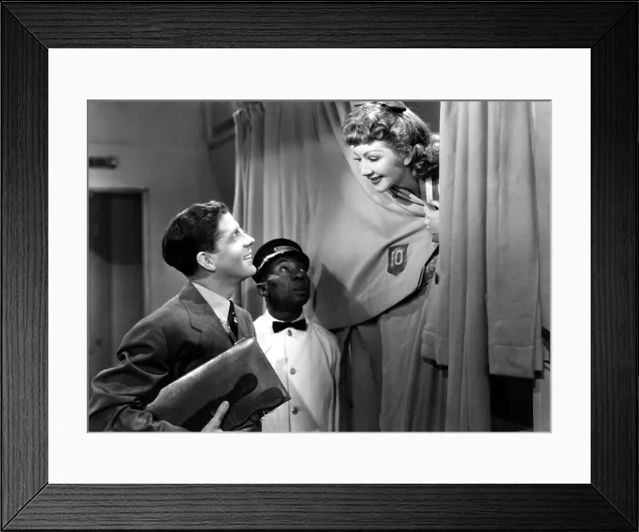 Framed Print : THE PALM BEACH STORY, Rudy Vallee, Charles R. Moore, Claudette Colbert, 1942