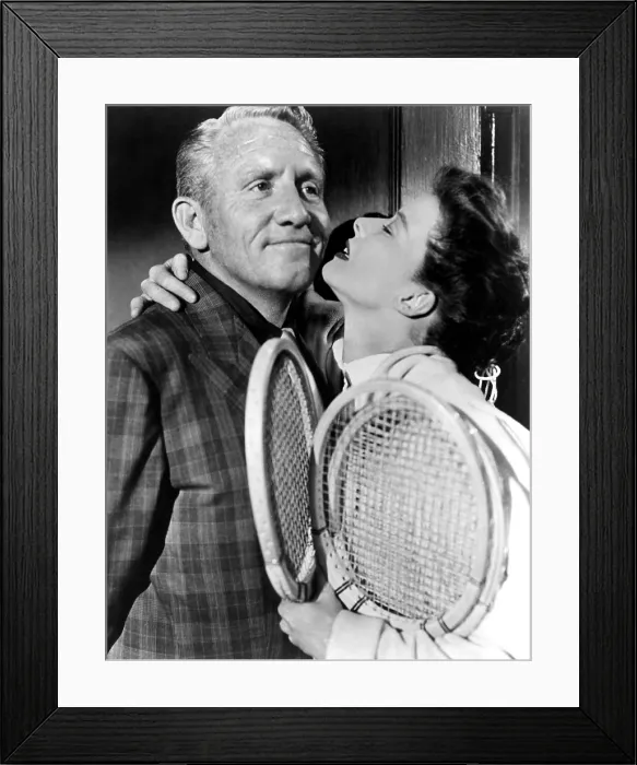 Framed Print : PAT AND MIKE, Spencer Tracy, Katharine Hepburn, 1952 Framed Print : PAT AND MIKE, Spencer Tracy, Katharine Hepburn, 1952