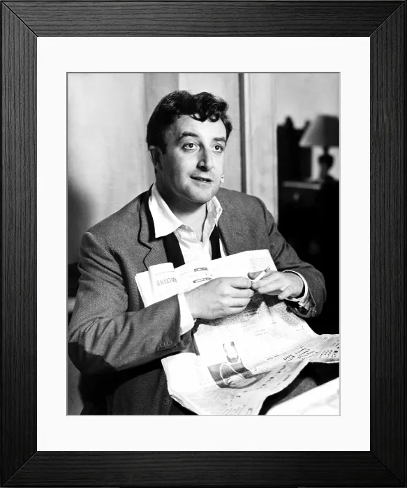 Framed Print : ONLY TWO CAN PLAY, Peter Sellers, 1962 Framed Print : ONLY TWO CAN PLAY, Peter Sellers, 1962