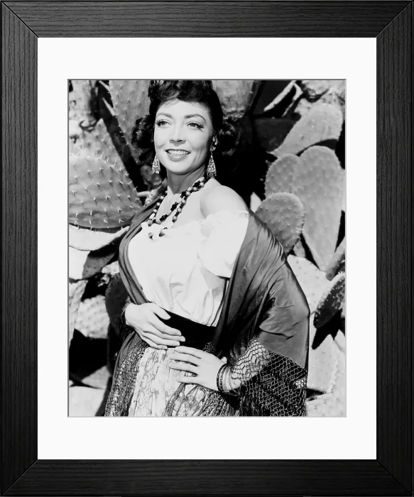 Framed Print : THE PARSON AND THE OUTLAW, Marie Windsor, 1957