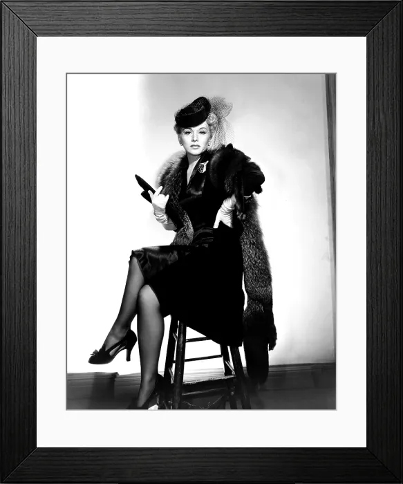 Framed Print : PACIFIC BLACKOUT, Eva Gabor, 1941
