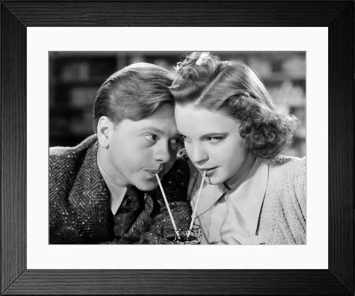 Framed Print : BABES IN ARMS, Mickey Rooney, Judy Garland, 1939