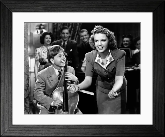 Framed Print : BABES IN ARMS, Mickey Rooney, Judy Garland, 1939