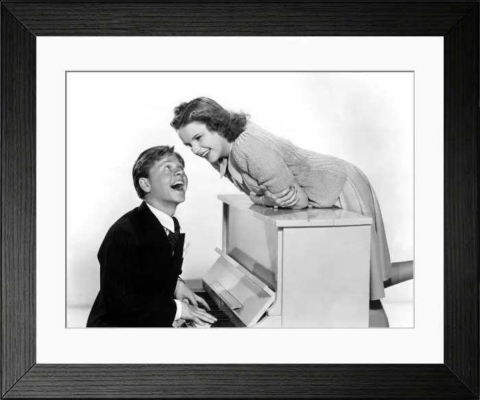 Framed Print : BABES IN ARMS, Mickey Rooney, Judy Garland, 1939