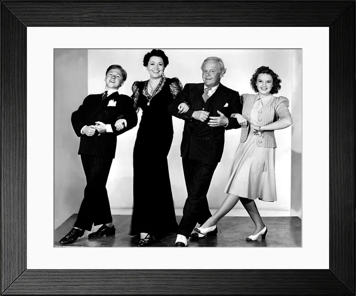 Framed Print : BABES IN ARMS, Mickey Rooney, Grace Hayes, Charles Winninger, Judy Garland, 1939