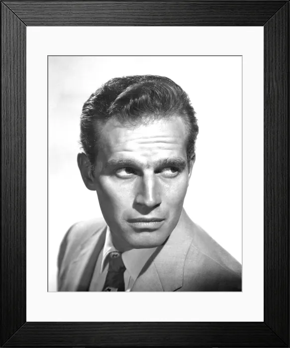 Framed Print : BAD FOR EACH OTHER, Charlton Heston, 1953 Framed Print : BAD FOR EACH OTHER, Charlton Heston, 1953