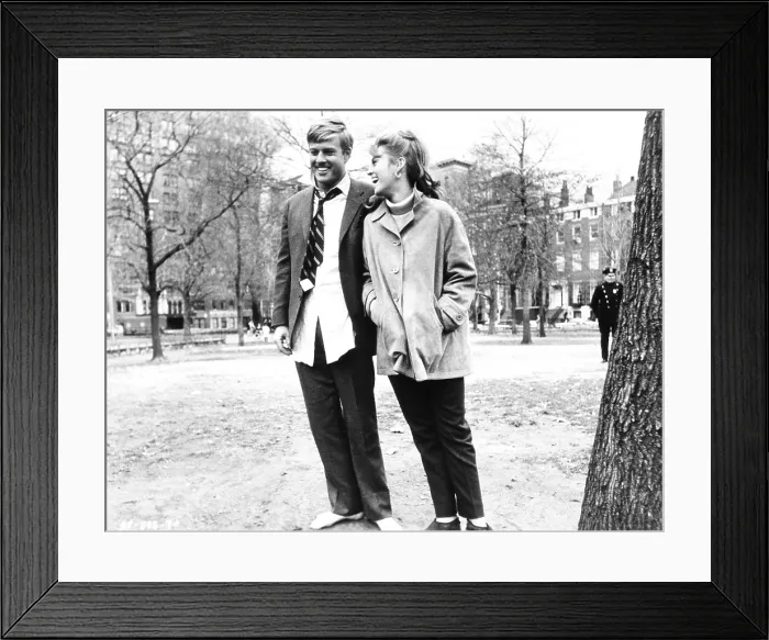 Framed Print : BAREFOOT IN THE PARK, from left: Robert Redford, Jane Fonda, 1967