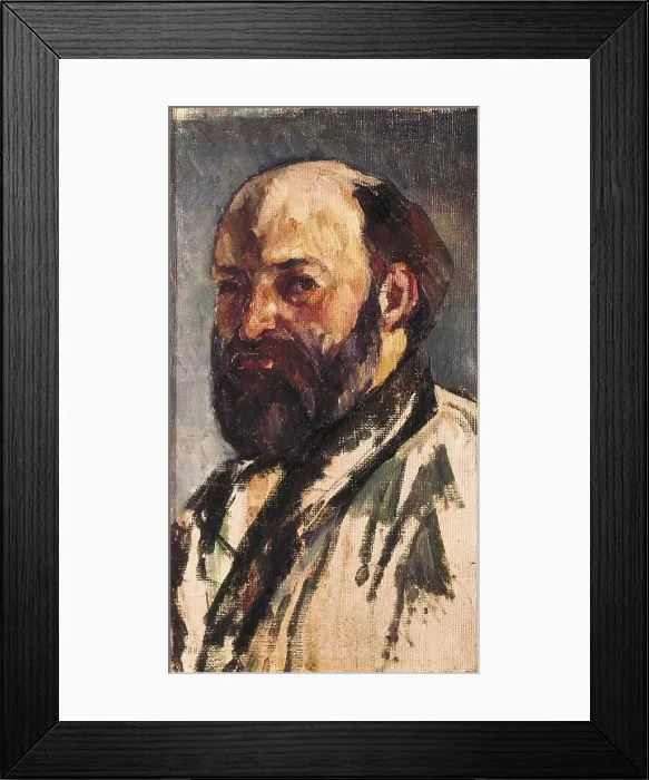 Framed Print : CEZANNE, Paul (1839-1906). Self-portrait. 1877-1880. Impressionism. Oil on canvas. FRANCE. Paris. Musee d'Orsay (Orsay Museum) Framed Print : CEZANNE, Paul (1839-1906). Self-portrait. 1877-1880. Impressionism. Oil on canvas. FRANCE. Paris. Musee d'Orsay (Orsay Museum)