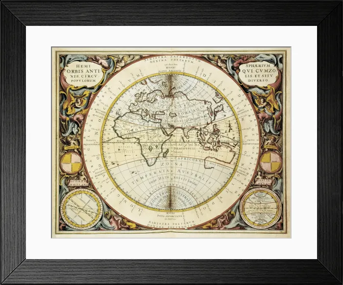 Framed Print : CELLARIUS, Andreas (1596-1665). Atlas Coelestis seu Harmonia Macrocosmica. 1661. Page number 13