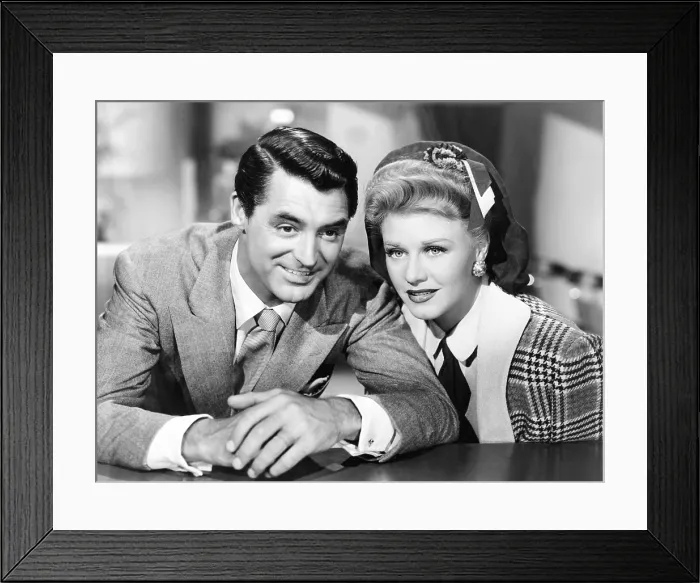 Framed Print : ONCE UPON A HONEYMOON, from left: Cary Grant, Ginger Rogers, 1942 Framed Print : ONCE UPON A HONEYMOON, from left: Cary Grant, Ginger Rogers, 1942