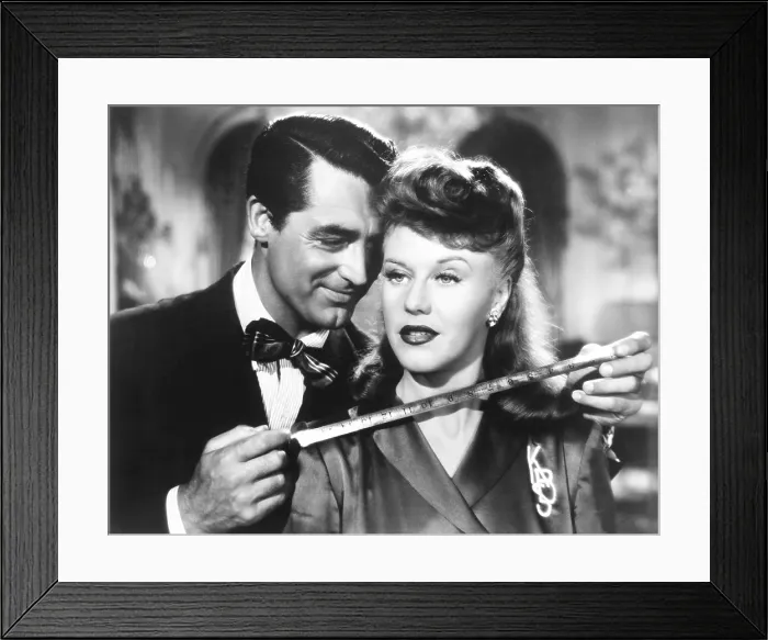Framed Print : ONCE UPON A HONEYMOON, from left: Cary Grant, Ginger Rogers, 1942