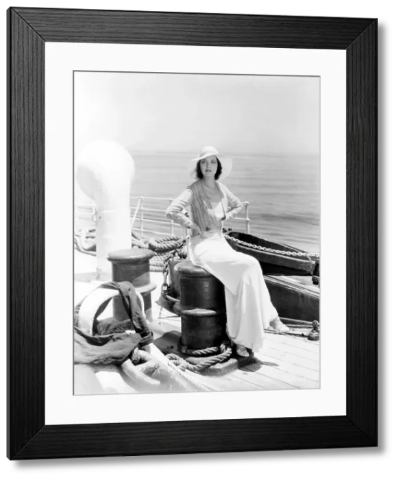 Framed Print : ONE WAY PASSAGE, Kay Francis, 1932