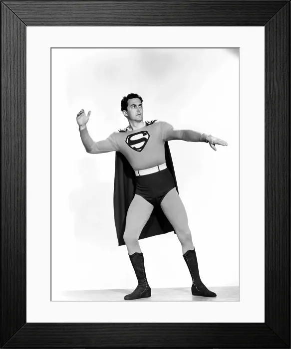 Framed Print : SUPERMAN, Kirk Alyn, 1948 Framed Print : SUPERMAN, Kirk Alyn, 1948